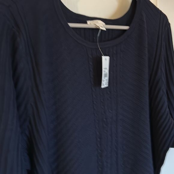 Cato’s Navy Blue blouse size 18/20 NWT - Picture 3 of 6
